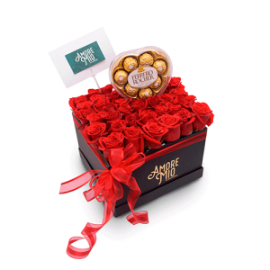 Scatola d' amore e cioccolatini - La caja especial de amor con chocolates