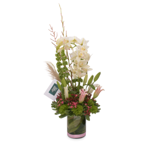 Vaso di campo di orchidee - Florero del campo de orquídeas
